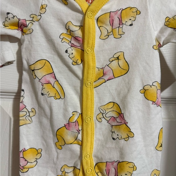 Newborn Winnie the Pooh Footed Romper - Picture 4 of 7